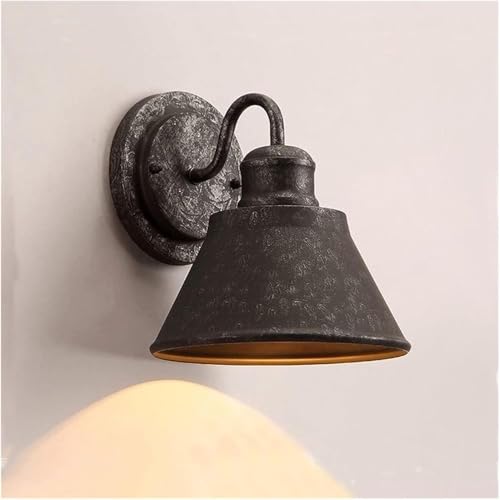 Lámpara de Pared rústica para Exteriores, Retro Industrial, para Porche, Montaje en Pared, Granja, para Exteriores, IP54, Resistente al Agua, lámpara de araña.