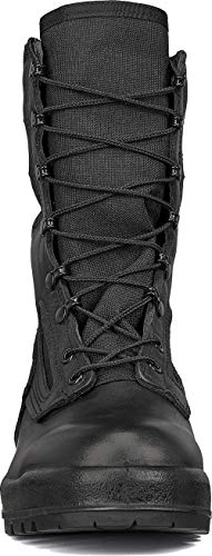 Belleville 390 TROP Inch Hot Weather Combat Boots for Men - Polishable Black Leather and Abrasion-Resistant Nylon with Vibram Sierra Traction Outsole; Berry Compliant4