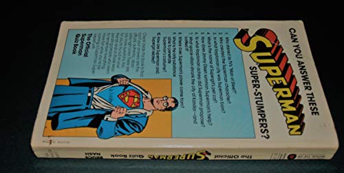 The Official Superman Quiz Book 0446897949 Book Cover
