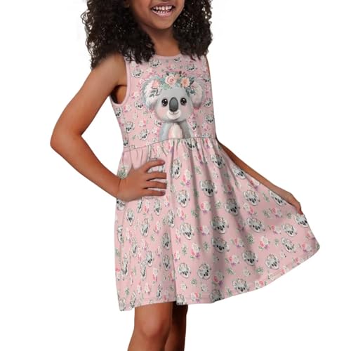 Sleeveless Dresses for Girls with Pockets Kids 2-14 Years for Summer Dress4