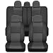 BDK Croc Skin Universal Fit Seat Covers, Full Set - Premium Microfiber Leather, Airbag Compatible, Front and Rear Seat Protectors for Car Truck Van and SUV