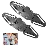 Car Seat Anti Escape Clip – 2 Pack Safety Lock Chest Strap for Kids Baby Toddler – Child Proof Harness Security Belt Clip Universal Fit – Prevent Children Taking Arms Out Car Seats Strollers