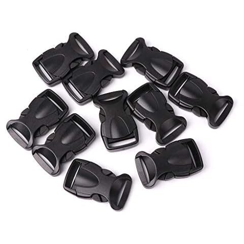 niumanery 10PCS Plastic Bag Buckle Quick Release Bags Clip Belt Backpack Luggage Fastener 20mm Cover