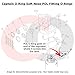 Captain O-Ring - Orings for Soft Nose P.O.L Propane Tank Cylinder Gas Fitting POL Connectors (25 Pack) [Replacement for Mr Heater #F273786]