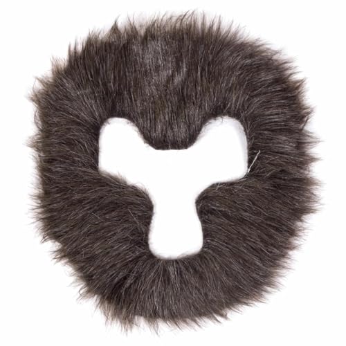 RockParty Unisex Brown Gorilla/Werewolf Hair Mask â€“ R