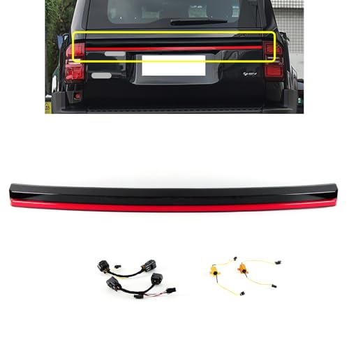 LED Rear Trunk Tail Light Assembly Fit For 2024 2025 Toyota Prado LC250 Third Brake Driving Turn Signal Light Extension Accessories Build-in land Cruiser 250 Fog Light