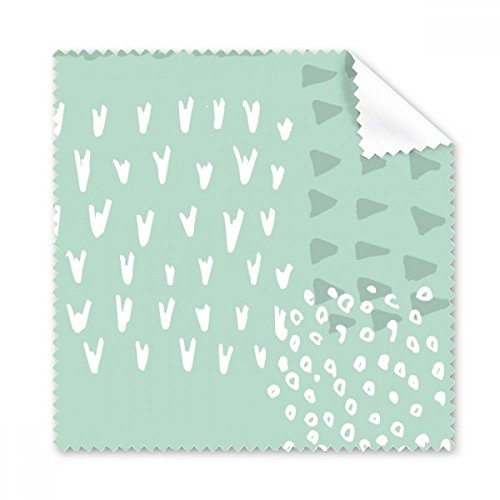 Tissu lunettes et essuie écran microfibre motif plantes vertes lot de 5