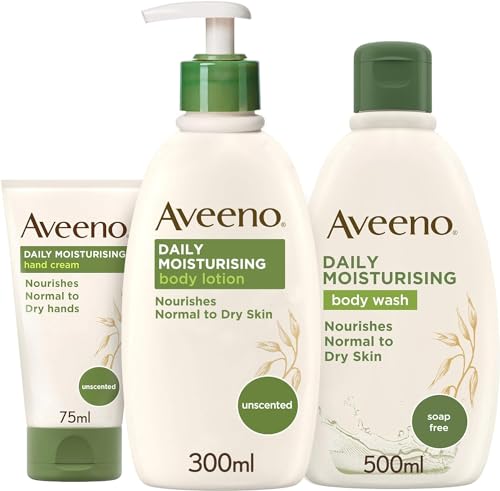 Aveeno Daily Moisturising Skincare Set, Body Skin Care Set Featur...