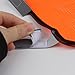 Lxmxgk Blaze Orange Safety Panel, Blaze Orange Mesh Safety Panel with Reflective Strips, Lightweight High Visibility Hunting and Outdoors Safety Panel for Backpacks, Tents, Blinds, and Gear (4)