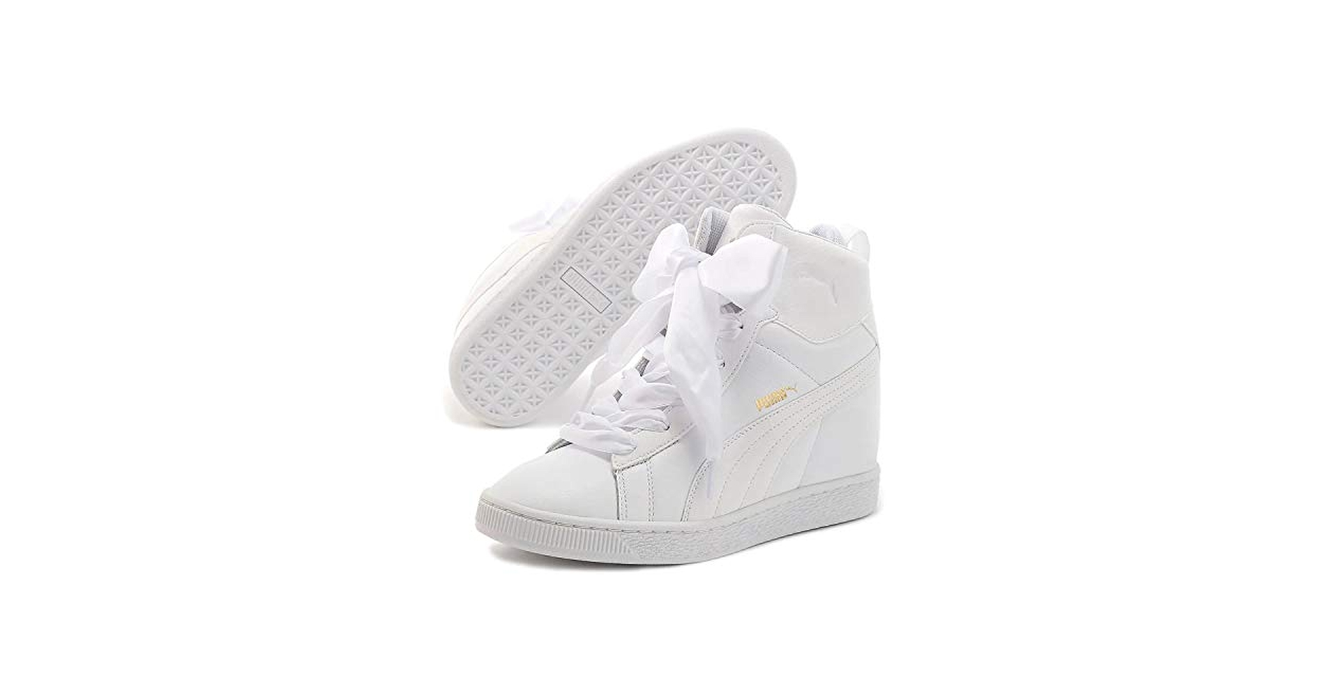 【最終値下】未使用　PUMA バスケットティップトゥー　24.5 白 プーマ PUMA プーマ バスケット ティップトゥー ウィメンズ