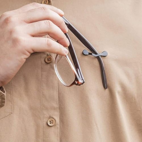 Image of 3Pcs Specs Holder with Magnetic Badges, Eyeglass Holder and Sunglasses Organizer for Office and Travel Use