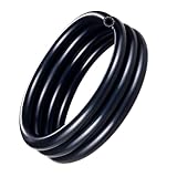 EVIL ENERGY 5/8' High Performance Silicone Heater Hose Radiator Coolant Hose Straight SAE J20R3 CLASS-A 5FT Black