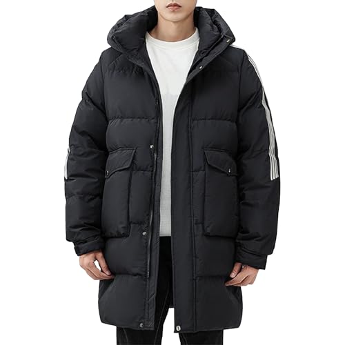 Manteau épais et chaud en duvet homme contre le froid et le vent
