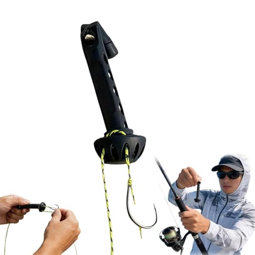 Image of Magnetic Fly Threader,Fly Roost Magnetic Fl-Y Threader,Hook Tying Tool,Easily Rig Small Flies & Fl-Y Fishing Tippet On Water,Fishing Anglers Tippet Threader,Universal Knot Helper,Compact Knot Assist