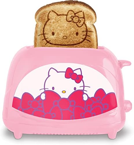 Uncanny Brands Hello Kitty Two-Slice Toaster- Toasts Your Favorite Kitty On Your Toast