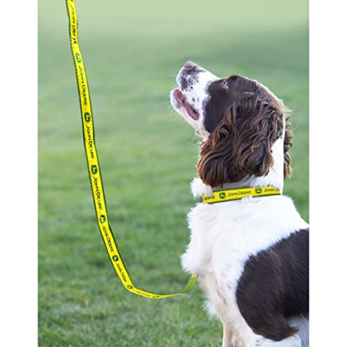 John Deere Pet Leash. Licensed Dog Leash, Large Leash For Dogs & Cats. A Shiny & Colorful Dog & Cat Leash Licensed By John Deere For All The Farmers, Contractors & Fans Of John Deere Tools #TOP2