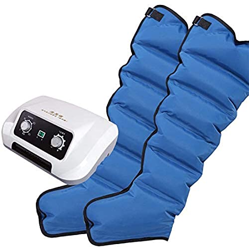 Masajeador de piernas de compresión de aire para circulación y alivio del dolor, máquina de presoterapia para pies, tobillos, pantorrillas, cintura y brazos