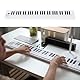 Klappbare Klaviertastatur mit 61 Tasten, Tragbare Reise Klaviermusik Tastatur für Anfänger, Elektronisches Klavier mit Aufnahme und Wiedergabe, Klaviertastatur für Anfänger