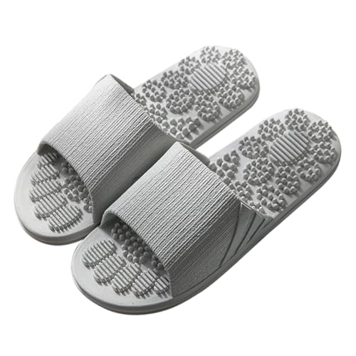 Zapatillas de masaje para hombre, zapatillas ortopédicas, ropa para el hogar, zapatillas de baño al aire libre, zapatillas de acupuntura con suela de pie, terapia Cool Drag Sandalias de verano