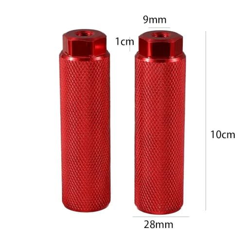 Repose pied velo en alliage d'aluminium durable pour axe 3/8