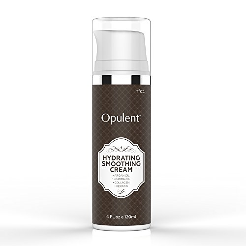 Opulent care - Leave In Cream with Argan Oil+ Keratin+ Jojoba Oil – Moisturizing Treatment for Frizzy, Curly, Dry, Color Treated Hair - 4 oz