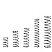 Buffer Compression 2x21mm Compressed Springs, 2mm Wire Diameter x 21mm Outer Diameter x (15-100)mm Free Length, Spring Steel Compressed Springsï¼Œ10pcs Spiral Loaded ( Size : 2x21x70mm )