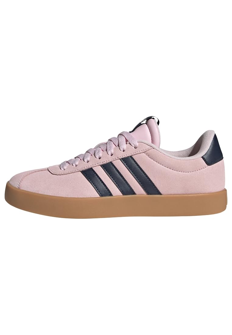 adidas Femme VL Court 3.0 Shoes, Clear Pink/​Legend Ink/​Gum 3, 38 2/​3 EU