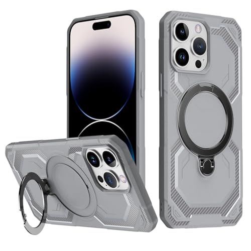 Coque rigide iPhone 15 grise ultra fine et résistante aux impacts