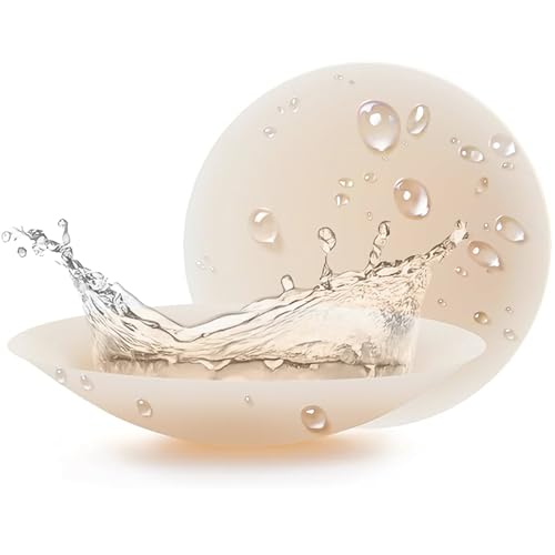 Silicone Nipple Covers Reusable - Nipple Pasties - Washable Waterproof Pads for Women - Ultra Thin - Seamless Sticky Adhesive