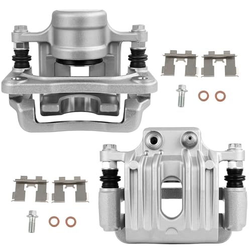 Image of SCITOO Rear Brake Calipers With Bracket 19B3355 19B3354 Compatible For Hyundai For Santa Fe 2007-2009