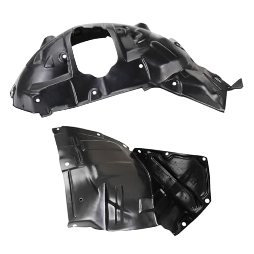 Image of TRQ Front Inner Fender Liner Set Compatible with 2006-2008 Mazda MX-5 Miata MA1250102 MA1251103