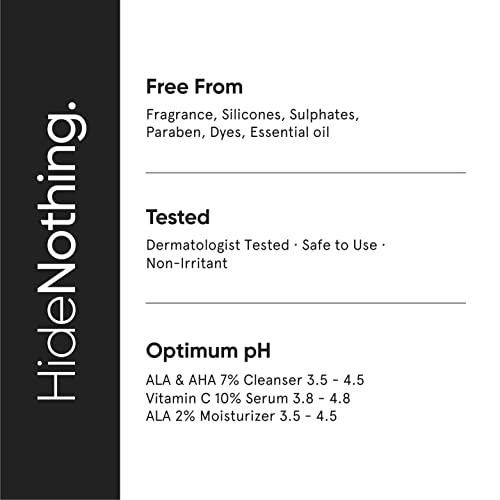 Image of Minimalist Skin Brightening Kit, Skin Care Routine Kit For Unisex, Face Wash, Serum & Face Cream Combo, 180g