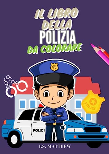 Il libro della Polizia da colorare