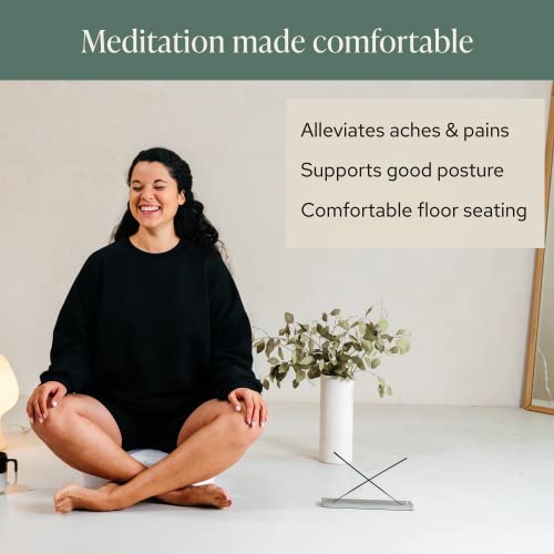 Mindful and Modern Large Zafu Meditation Pillow Cushion - Image 3