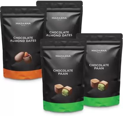 See full amazon price history chart for Mapro Mazaana Christmas Gift | Chocolate Almond Dates & Chocolate Paan | Enrobed in Fine Dark Chocolate (Pack of 4) Mapro Mazaana Christmas Gift | Chocolate Almond Dates & Chocolate Paan | Enrobed in Fine Dark Chocolate (Pack of 4) (B0CKX8DB62) Amazon Price History, Amazon Price Tracker