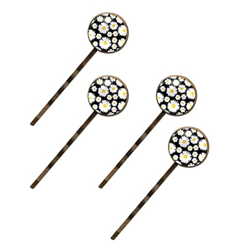 Épingles à cheveux marguerite : lot de 4 pinces décoratives pour offrir