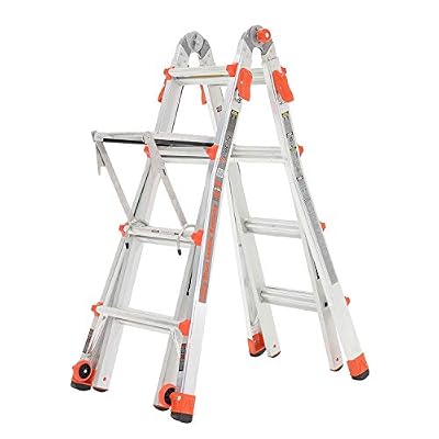Little Giant Ladder Systems 17' Aluminum Multi Position Ladder w/Work Platform