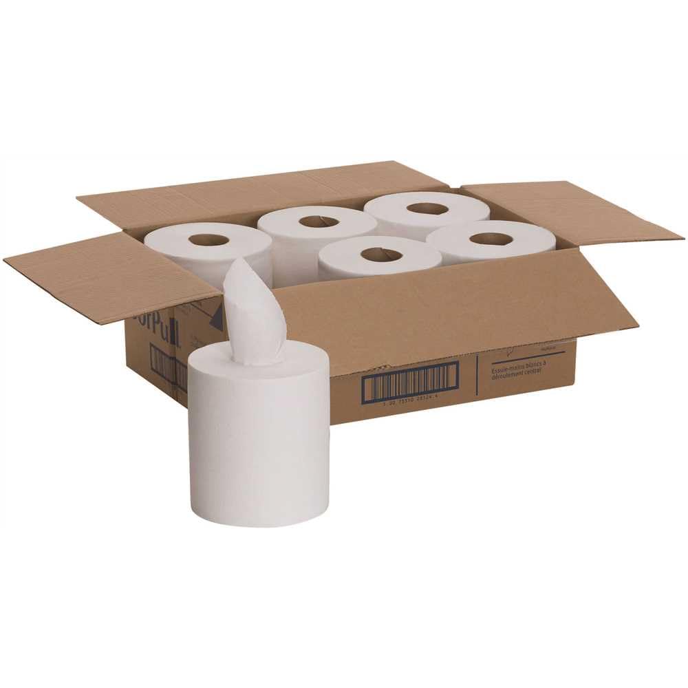 SOFPULL 28124 Regular White Center Pull Premium Paper Towel - Pack of 6