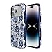 Casely iPhone 17 Pro Case | Rose to Fame | Blue & White Rose Floral | Compatible with MagSafe | Bold Protective Design