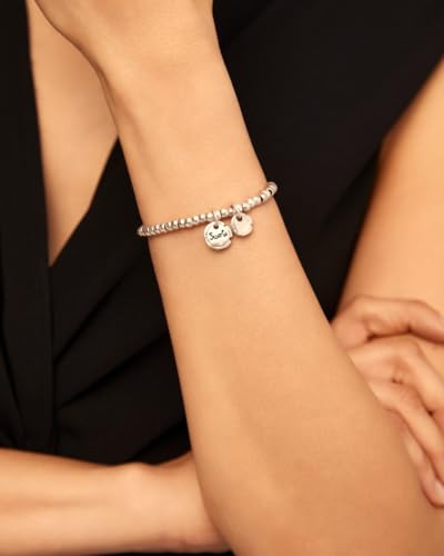 UNOde50 CERTIFICATED LUCK Stretch Bracelet, Sterling Silver-Plated4