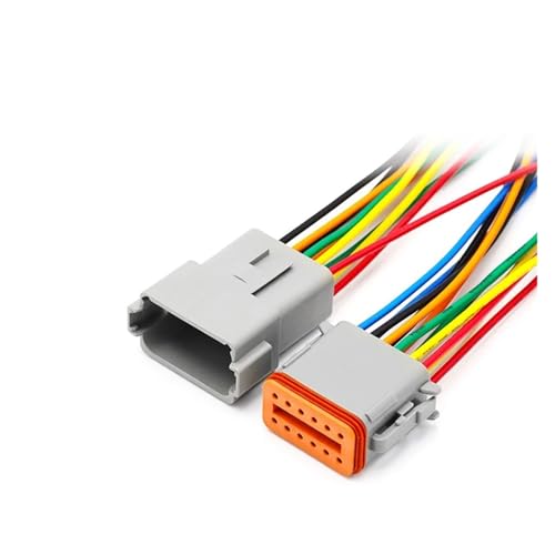 Conector DT 4P hembra con arnés de cable de 15 cm DT04-2P conector eléctrico 2P 3P 7