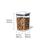 OXO Good Grips Pet POP – 1.1 Qt/1 L | Ideal for up to 1lb of treats | Airtight Dog and Cat Food Storage Container | BPA Free - Image 2