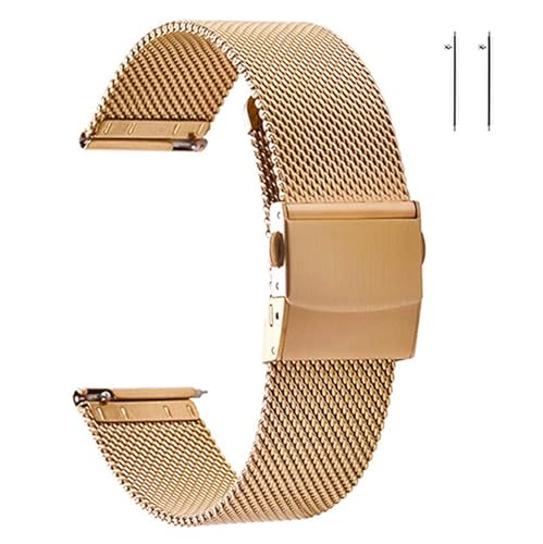 Bracelet de montre en maille d'acier inoxydable de 16mm à 22mm Cong Yi