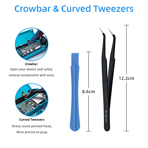 image for Mcbazel White 3D Replacement Joystick Analog Thumb Stick for Switch/Sw