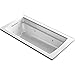 KOHLER 1949-H-NY Archer 66-Inch x 32-Inch Drop-In Whirlpool with Heater and Reversible Drain, Dune