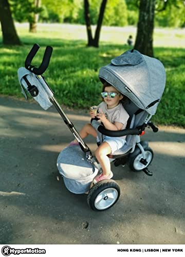 HyperMotion Triciclo Passeggino per bambini con