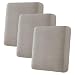 H.VERSAILTEX Super Stretch Stylish Furniture Cover/Cushions Covers Slipcover Spandex Jacquard Small Checked Pattern Super Soft Slipcover Machine Washable Individual (3-Piece Sofa Cushion, Taupe)