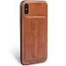 Produktbild HUKTOR [ 5-IN-1 Lederhülle kompatibel iPhone 6s Plus/iPhone 6Plus mit Ständer Funktion + Kartenfach + Eingebauter Metal Plate + Panzerglas 360° Multifunktional Schutzhülle,5.5,Braun