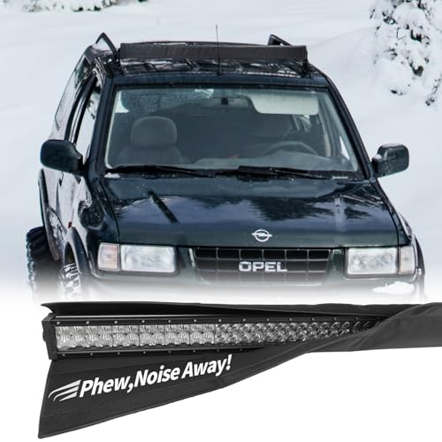 Barre lumineuse LED de 132,1 cm pour affronter la neige et la poussière en raid