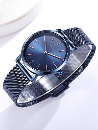 Reloj de Cuarzo Mujer Banda Acero Inoxidable Delgado - Imagen 4